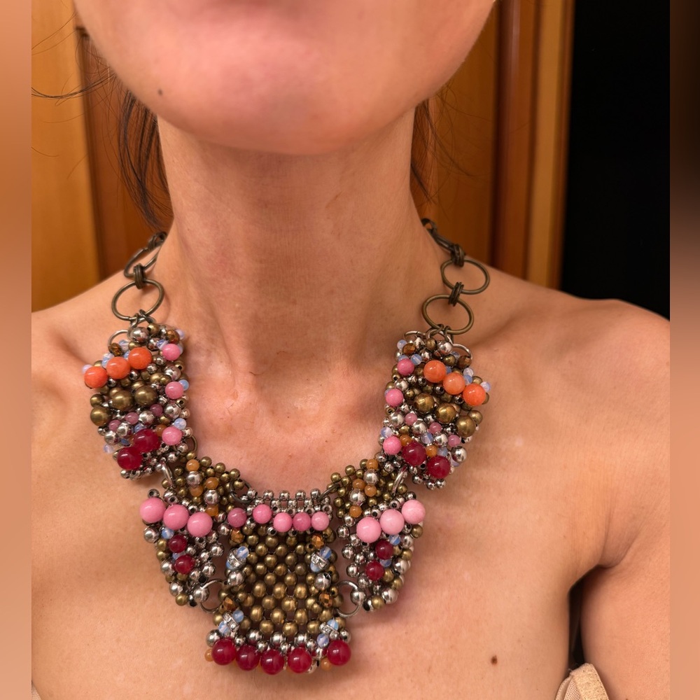 Vintage necklace/choker from Anthropologie.